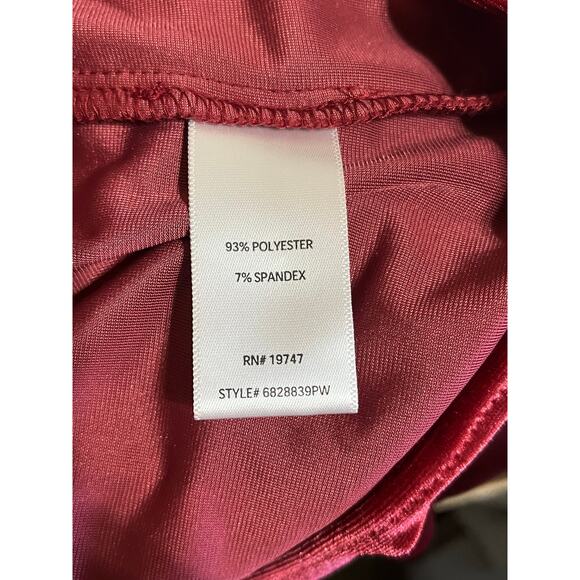 Pioneer Woman red velvet embroidered boho style top,great for holidays size XL - Picture 4 of 7